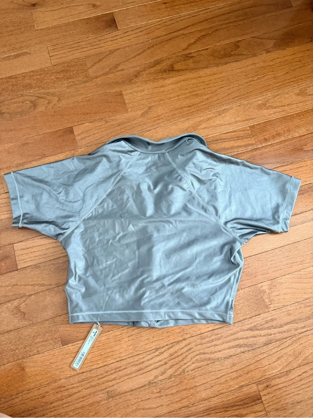 SKIMS Shine Swim Cropped Tee